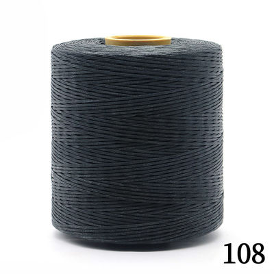 OEM ODM Aceito Flat Braided Sewing Yarn 680m comprimento 0,8mm fio de cera trançado para couro