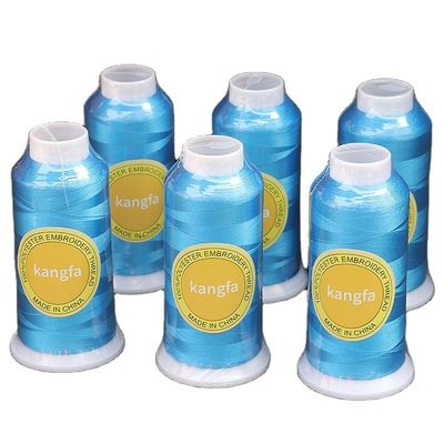 100% Poliéster 120d 2 5000y Fios de bordado para linha de produção de máquinas de crochet