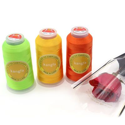 100% Poliéster 120d 2 5000y Fios de bordado para linha de produção de máquinas de crochet