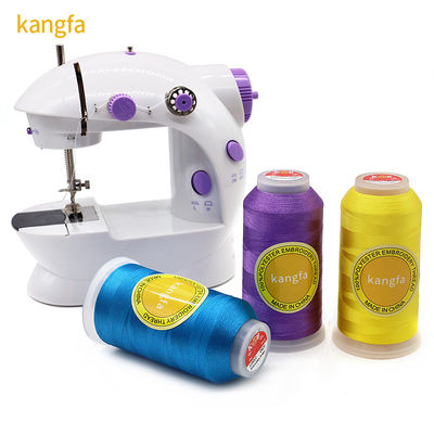 100% Poliéster 120d 2 5000y Fios de bordado para linha de produção de máquinas de crochet