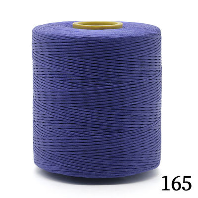 0.8mm Flat Waxed Thread High Tenacity para projetos de costura e estofamento de couro
