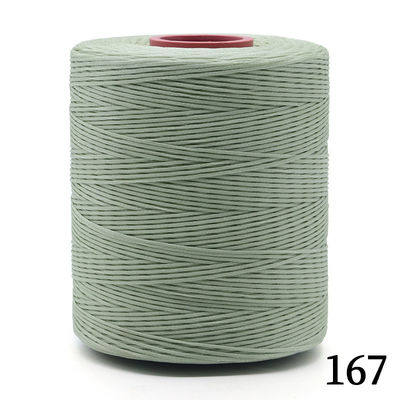 0.8mm Flat Waxed Thread High Tenacity para projetos de costura e estofamento de couro