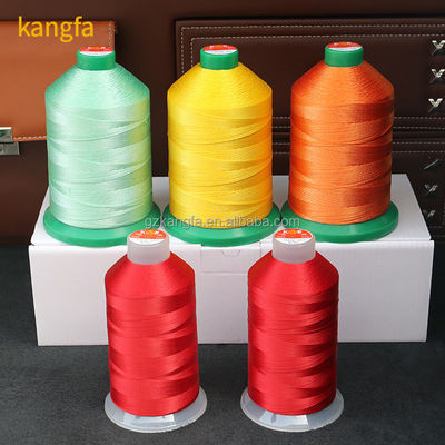 Excelente resistência V69 Tex 70 fio de nylon ligado para OEM ODM peso g/bola 275g/rolo
