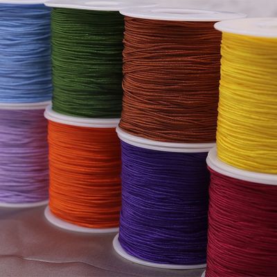 Fios de fio de cera, cordão de corda, correia, colar de corda, contas para fabricação de jóias