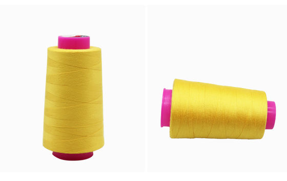 40/2 Jean Contagem de fios de costura Cor sólida Fio de costura de poliéster espumado em 688 cores ricas