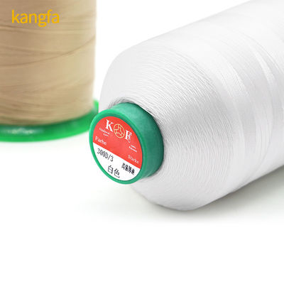 Fios de nylon ligados a fios longos de cone de plástico Tex70 V69 210D/3 Fios de nylon ligados a fios longos de costura