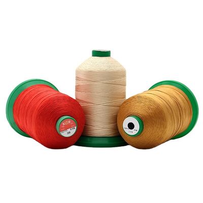 100% Poliéster 210d/16 400g 0,8mm 1mm High Tenacity Braided Thread para sapatos Sofá Costura