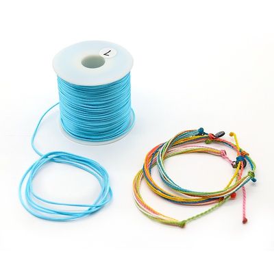 0.8mm Nylon Cord Thread UV Protegido para trançar Macrame Bracelets Nodo Chinês