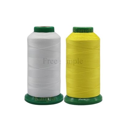 240 Opções de cores Fios de costura de poliéster de alta tenacidade Tex135 para costura de couro