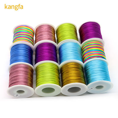 OEM/ODM aceito Forte 2mm trançado Satin Nylon Silk Cord Cord para DIY fazer descobertas