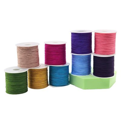 1mm 1.5mm Nylon Cord Rope para a fabricação de pulseiras de nós chineses e acessórios de jóias DIY