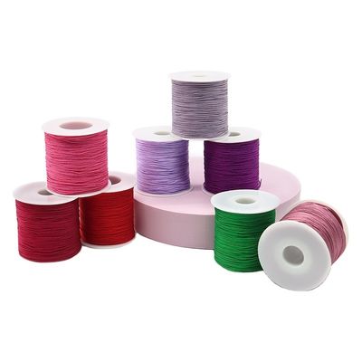 1mm 1.5mm Nylon Cord Rope para a fabricação de pulseiras de nós chineses e acessórios de jóias DIY
