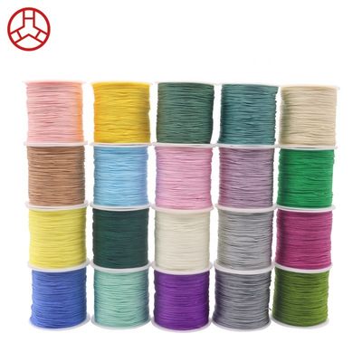 1mm 1.5mm Nylon Cord Rope para a fabricação de pulseiras de nós chineses e acessórios de jóias DIY