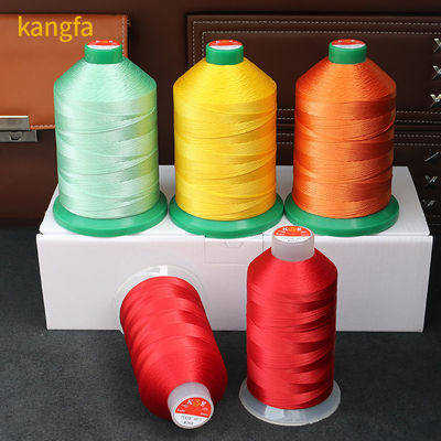 Material cônico Fios de costura de plástico Tex45 120D/3 Fios de ligação de nylon para alta resistência