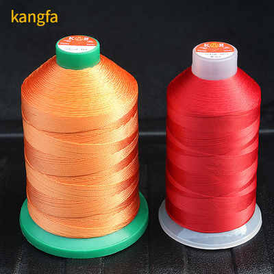 Material cônico Fios de costura de plástico Tex45 120D/3 Fios de ligação de nylon para alta resistência