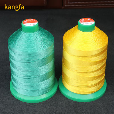 Material cônico Fios de costura de plástico Tex45 120D/3 Fios de ligação de nylon para alta resistência