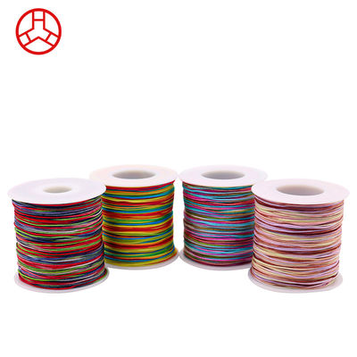 DIY Tassels Beading String Cordão/Cordão/Fio para Macrame Cord Bracelet