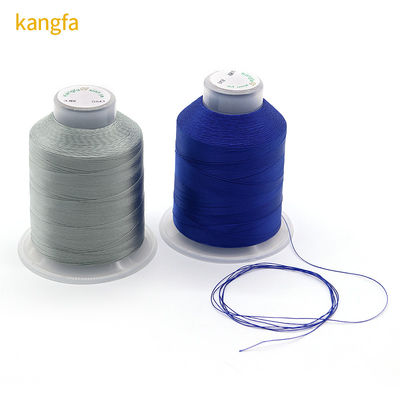100g 210D/3 Alta resistência 100% Cone Spun Fios de costura de poliéster para sapatos de couro fabricados