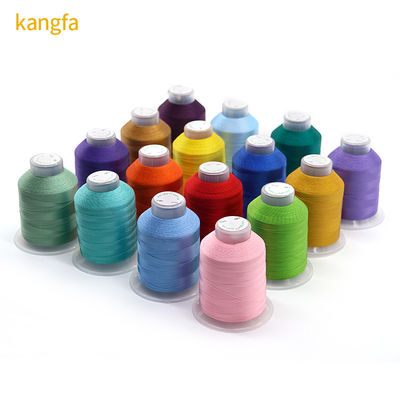100g 210D/3 Alta resistência 100% Cone Spun Fios de costura de poliéster para sapatos de couro fabricados