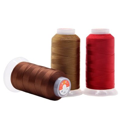 0.15mm Fios de costura de poliéster de alta durabilidade para couro/cowboy 1200meters Fios fortes