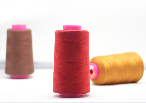 Fabricantes Fios de costura de poliéster de 100 pontas industriais 40/2 Ideal para vestidos tingidos