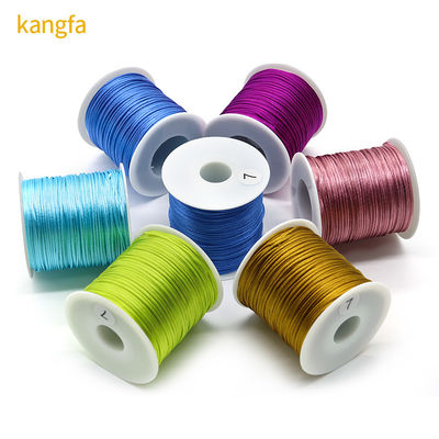 Cordão/Cordão/Fio de nós chineses 1 mm Cordão de cauda de rato de nylon para design de cordão de seda trançado