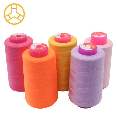 Fabricantes Fios de costura de poliéster de 100 pontas industriais 40/2 Ideal para vestidos tingidos