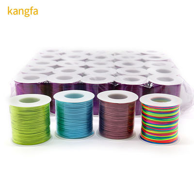 80m Nodo Chinês Macrame String 1mm Diâmetro Poliéster Cord Thread para DIY Jewelry Making