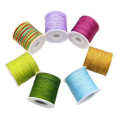 Taiwan Jade Thread Braided Jewelry Nylon Rope for DIY Nodo chinês 0,8 mm 1,0 mm 1,5 mm