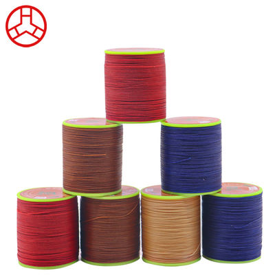 0.65mm Cera Redonda Cosida à mão Cera de Alta Força Corada Fios de Coser Para Couro Poliéster