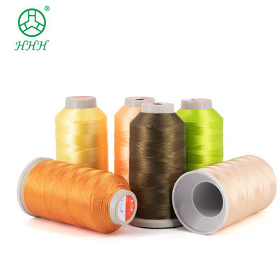 Fios de poliéster Vietnam bordado 120D 2 Alta resistência 40 bobinas Aceito OEM/ODM Core Spun Yarn