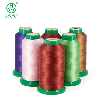 Fios de poliéster de costura 210d de 3 camadas de nylon de alta tenacidade para desempenho de costura de força