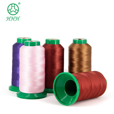 Fios de poliéster de costura 210d de 3 camadas de nylon de alta tenacidade para desempenho de costura de força