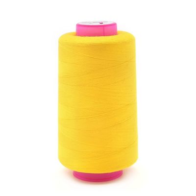 4 grandes cones de fios de poliéster branco para costura Quilting durável OEM ODM aceito
