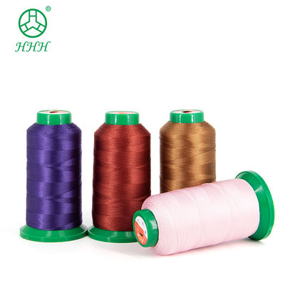 Fios de poliéster de costura 210d de 3 camadas de nylon de alta tenacidade para desempenho de costura de força