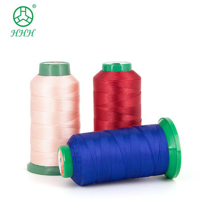 Fios de poliéster de costura 210d de 3 camadas de nylon de alta tenacidade para desempenho de costura de força