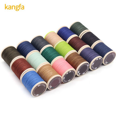 Tricotagem à mão 420D/3 Conta de fios Fios de costura para sacos de couro Pulseiras DIY 30 cores