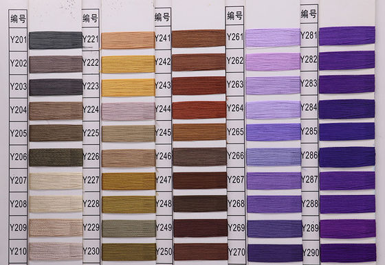 Boho mil cores 100% viscosa raião Mercerized bordado linha de filamentos de fio tipo