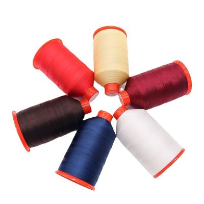 Produtos para exteriores Fios de poliéster ligados de alta tenacidade Tex 45/70 Fios de nylon mercerizados
