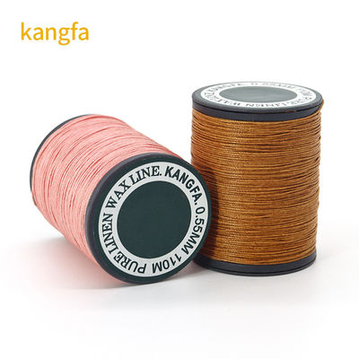 35g Peso de plástico Cone Linho fio de cera para costura de couro 70m em material cone