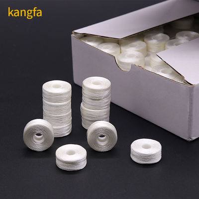 144pcs/caixinha Pré-ferida bordados com costura segura Bobbins padrão tingido 75D/2 Cartão 144pcs/caixinha