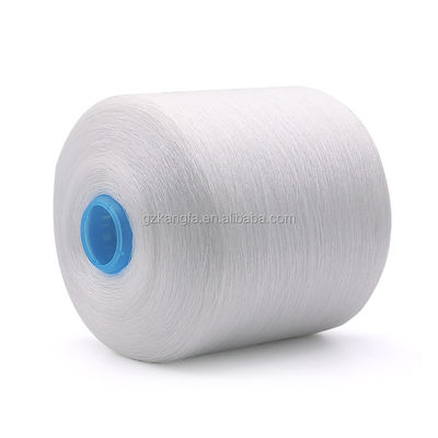 OEM 40/2 20/3 30/3 100% de fios de poliéster espalhados com resistência química e padrão branco bruto