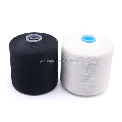 OEM 40/2 20/3 30/3 100% de fios de poliéster espalhados com resistência química e padrão branco bruto