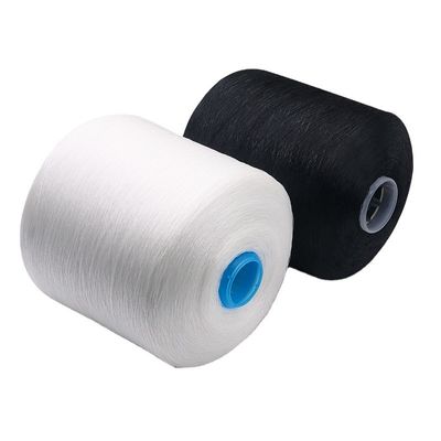 OEM 40/2 20/3 30/3 100% de fios de poliéster espalhados com resistência química e padrão branco bruto