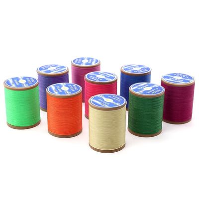 Cone de plástico 57g 150D/16 0,8MM Fios de costura de bricolage revestidos com cera duráveis para reparação de couro