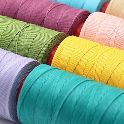 Fios de cera pesados 420D/3 Contagem de fios para costura suave e durável de patchwork