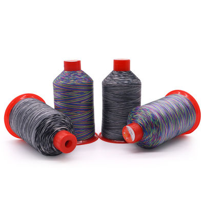250 g/cone Fios de Nylon de Alta Tensibilidade, de Arco-íris, de algodão, de cera, para crochê