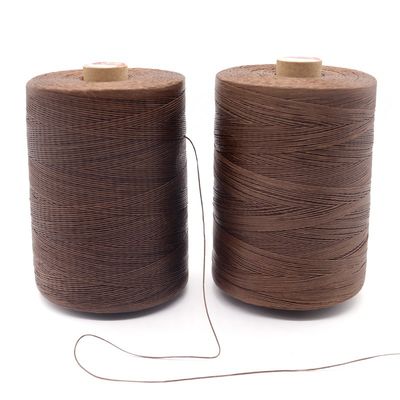 OEM ODM Accpet 1mm Color Bracelet de corda tecida costurada à mão com 210D/16 Flat Waxed Thread
