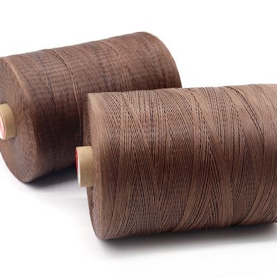 OEM ODM Accpet 1mm Color Bracelet de corda tecida costurada à mão com 210D/16 Flat Waxed Thread