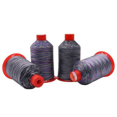 250 g/rolo Fios de poliéster rosa neon personalizados para sola de couro